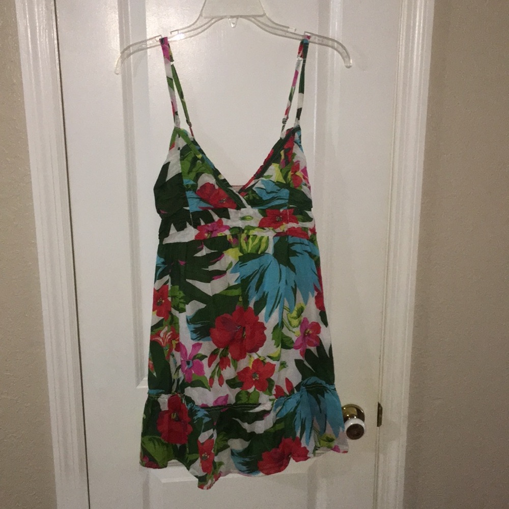 flower print dress from hollister